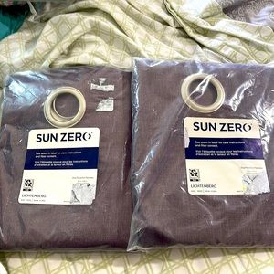 Brand new sun, zero curtain panels